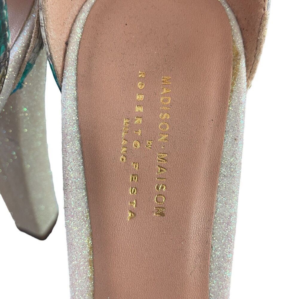 Madison Maison Roberto Festa Venezia Platform Ankle Strap Sandals Womens EU 38.5 - Picture 7 of 8